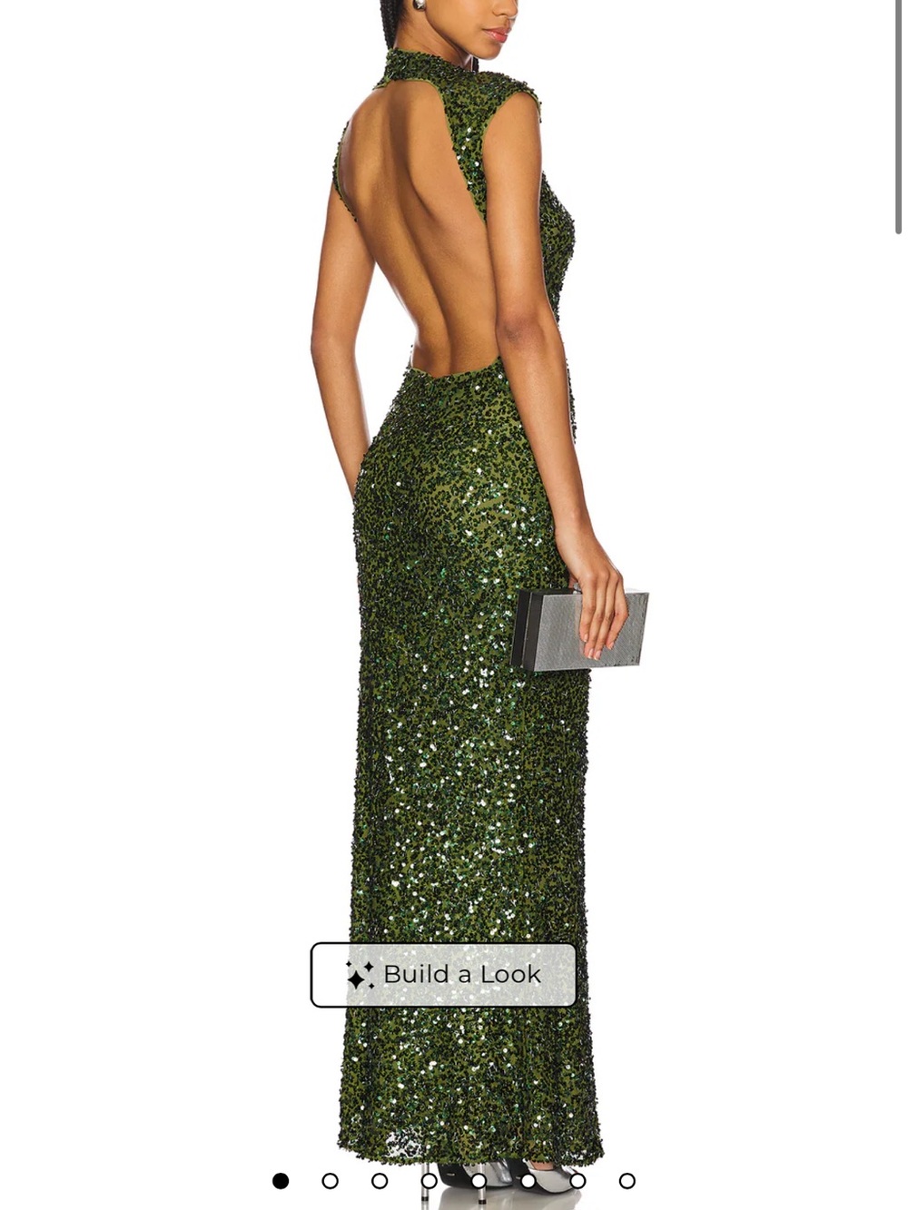 Emma Maxi Dress in Dark Olive Camila Coelho